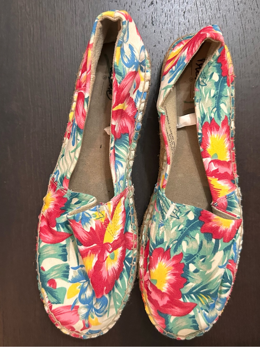 Missoni Floral Canvas Espadrilles - Red, Yellow & Teal